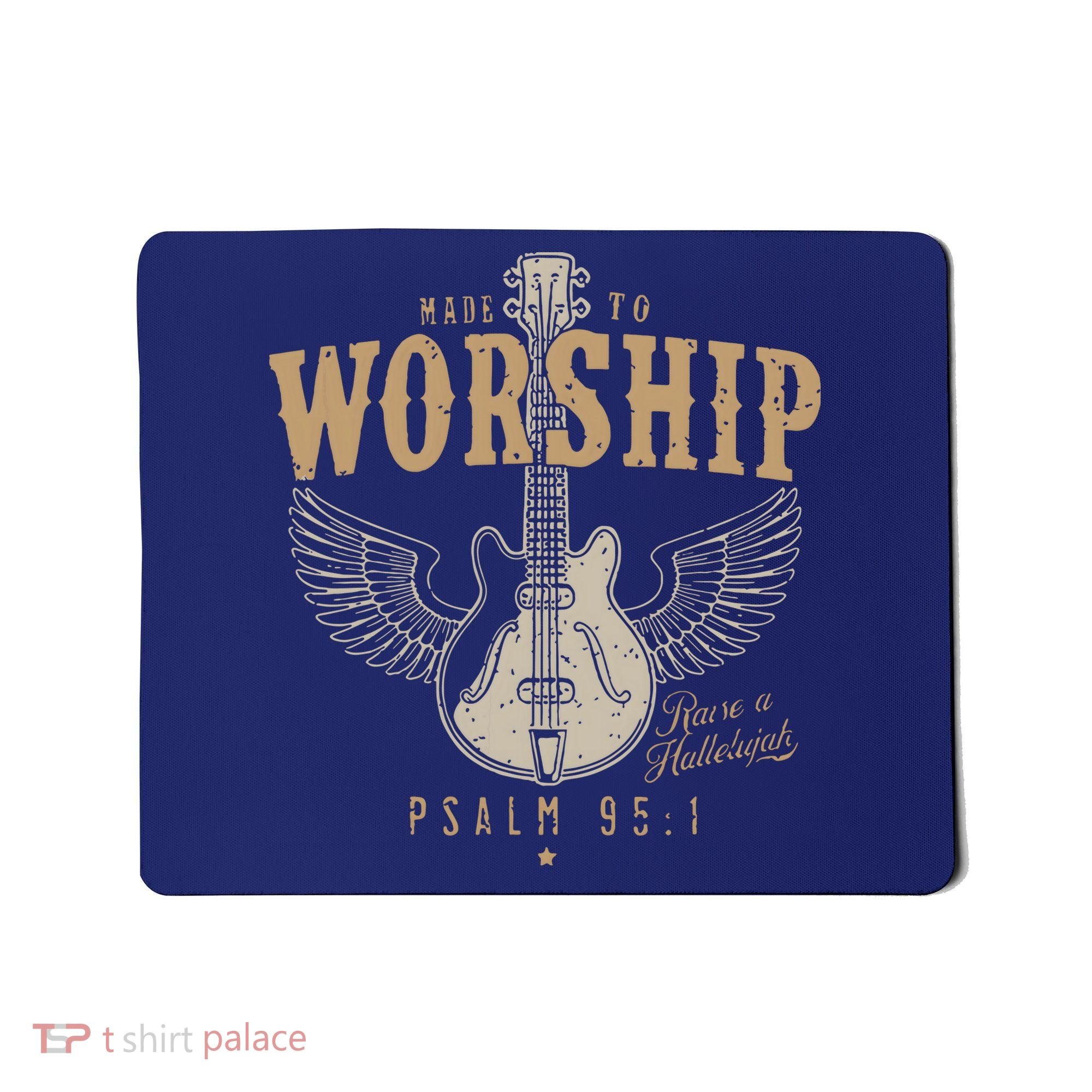Made To Worship Psalm 95 1 Guitar Mousepad