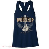 Made To Worship Psalm 95 1 Guitar Women's Tank Top thumb 0