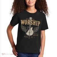 Made To Worship Psalm 95 1 Guitar Kids T-Shirt thumb 2