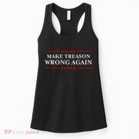 Make Treason Wrong Again Political Resist Lying Anti-Trump Women's Tank Top thumb 0