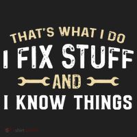 Mechanic Thats What I Do I Fix Stuff And I Know Things Beanie thumb 2