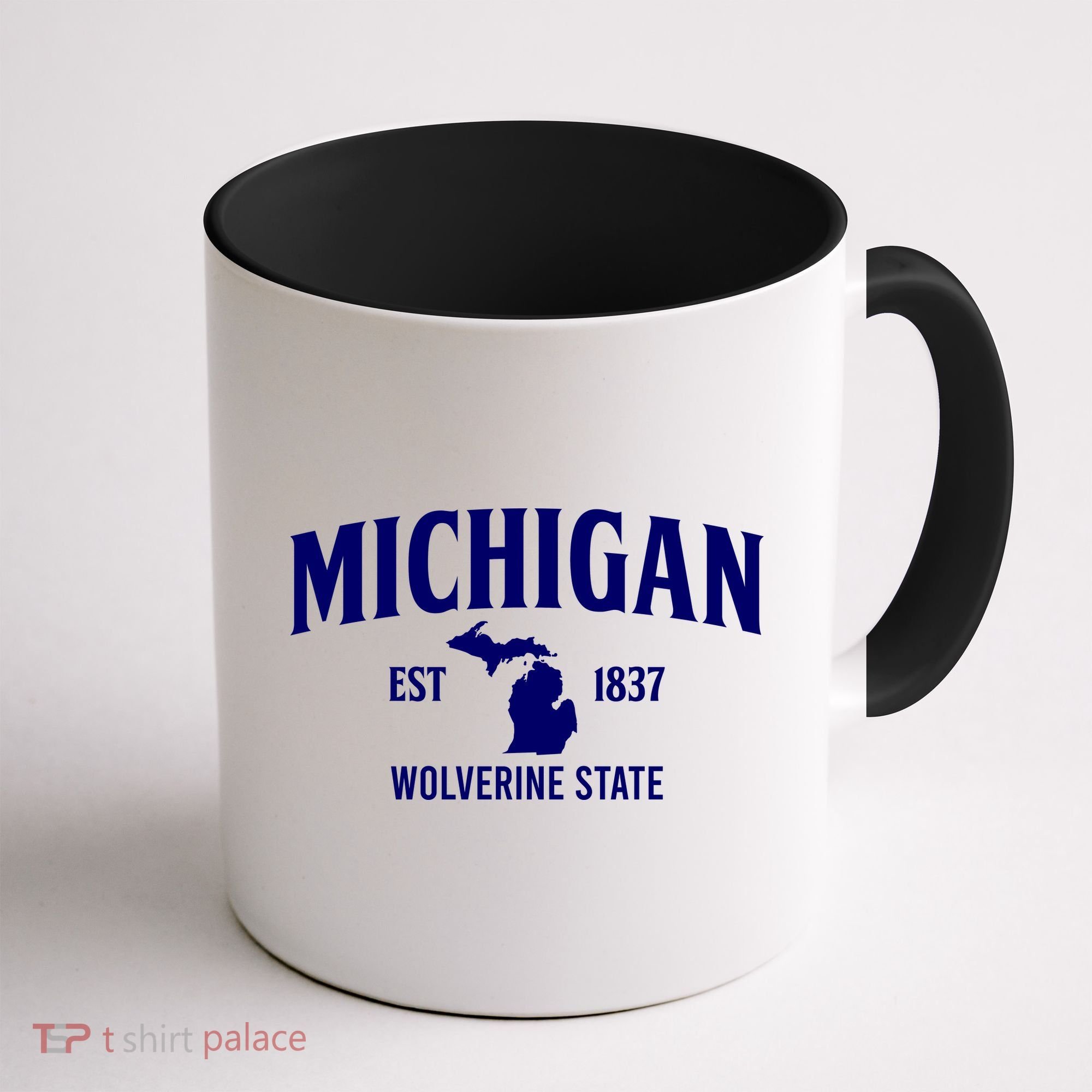 Michigan The Wolverines State Coffee Mug