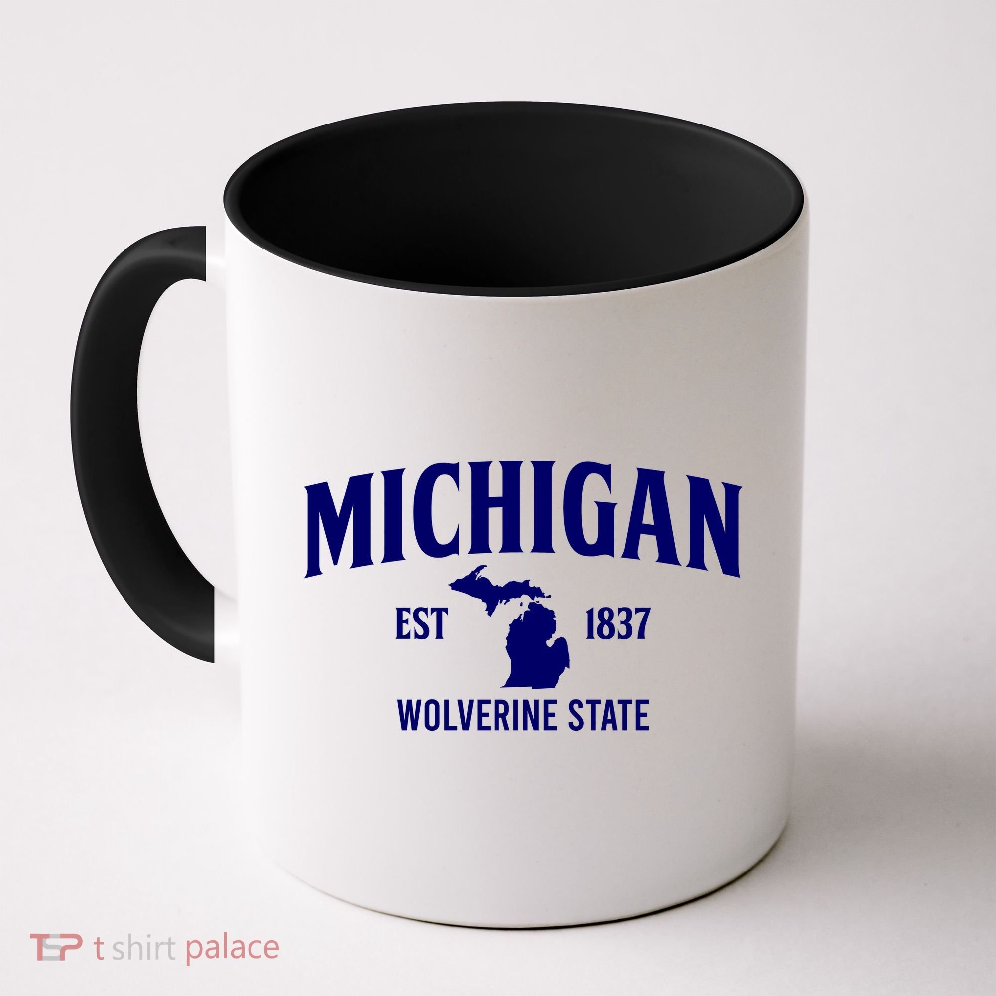 Michigan The Wolverines State Coffee Mug
