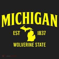 Michigan The Wolverines State Tumbler thumb 3