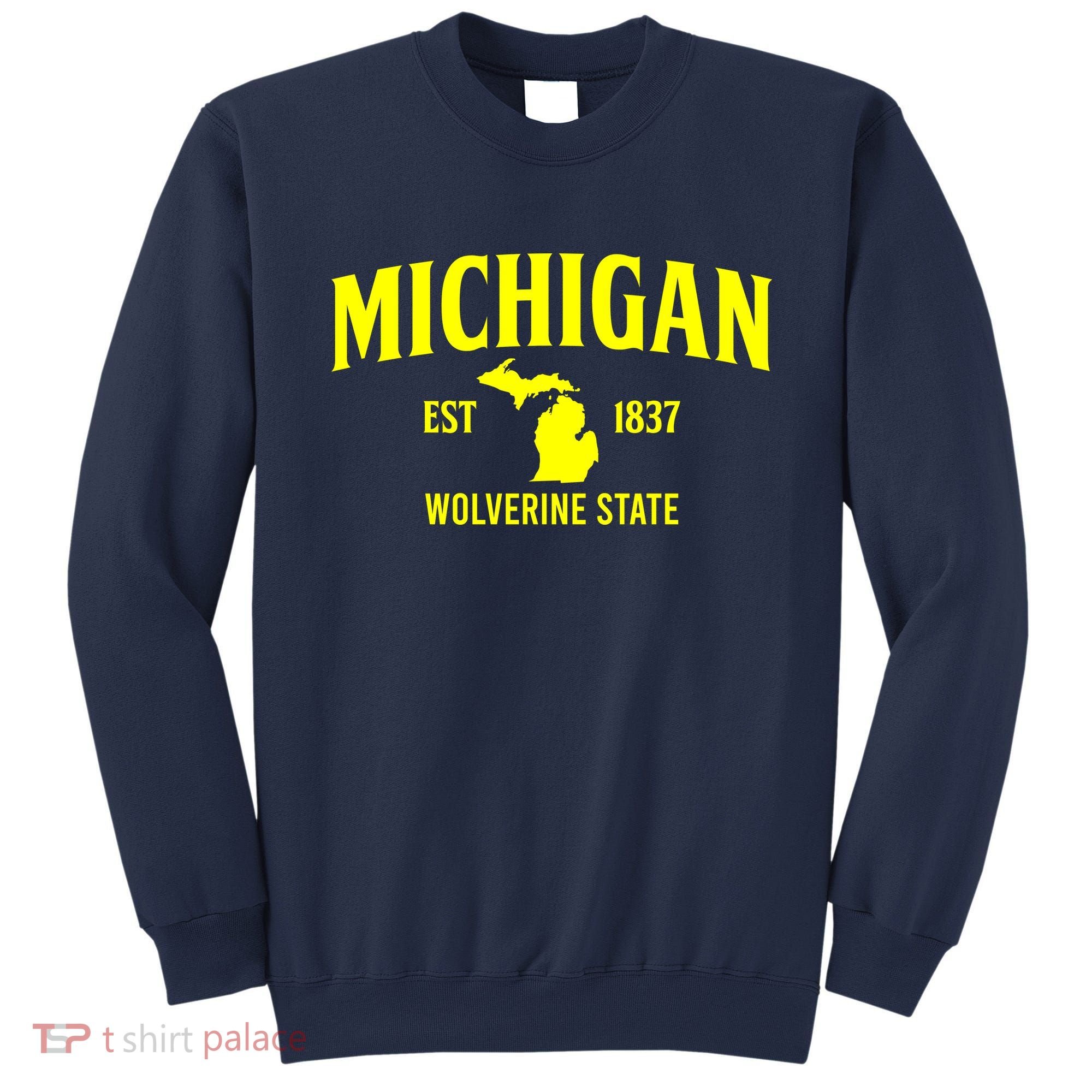 Michigan The Wolverines State Sweatshirt