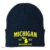 Michigan The Wolverines State Beanie thumb 0