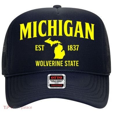 Michigan The Wolverines State Hat