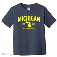 Michigan The Wolverines State Toddler T-Shirt thumb 0