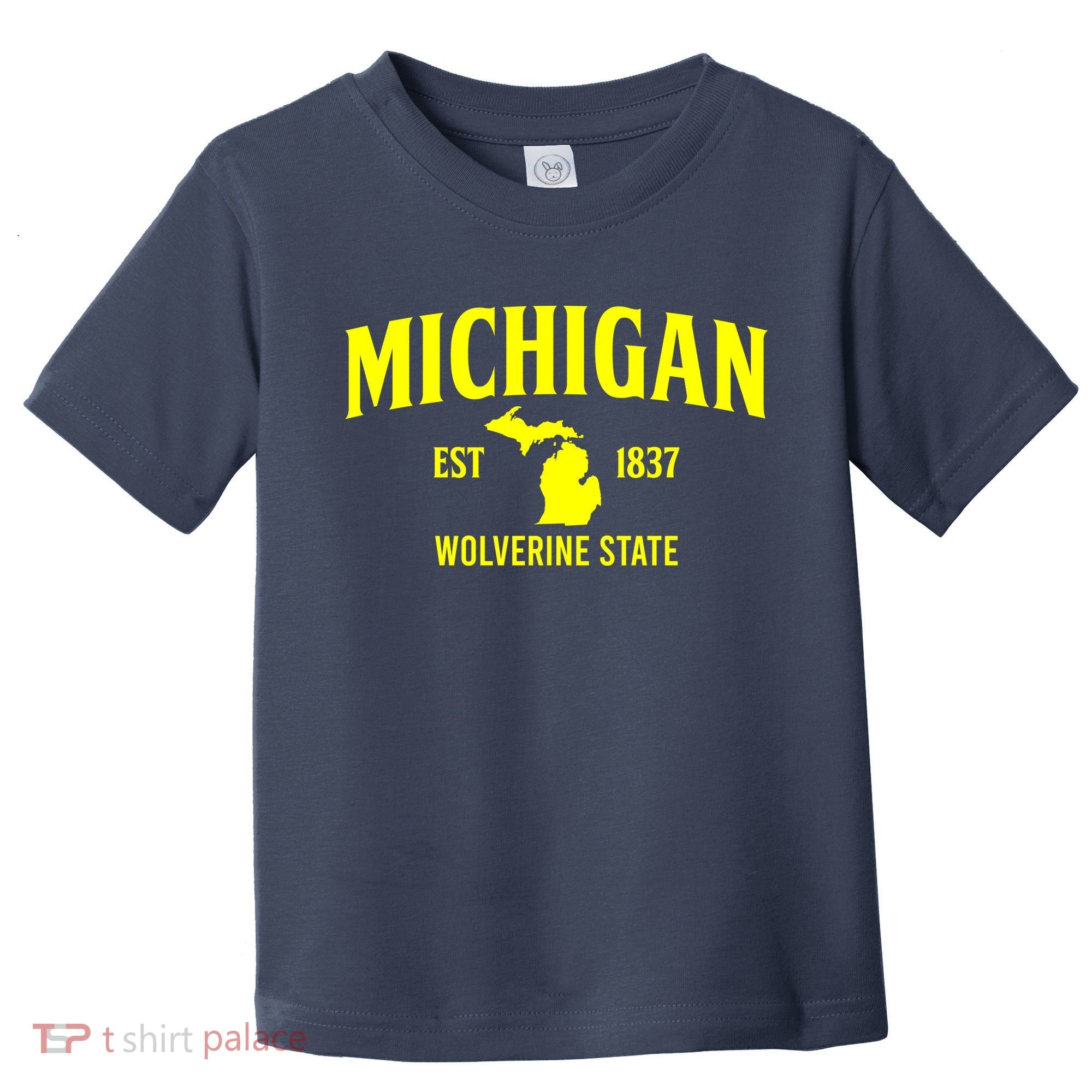 Michigan The Wolverines State Toddler T-Shirt