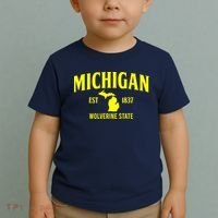 Michigan The Wolverines State Toddler T-Shirt thumb 2