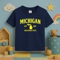 Michigan The Wolverines State Toddler T-Shirt thumb 3