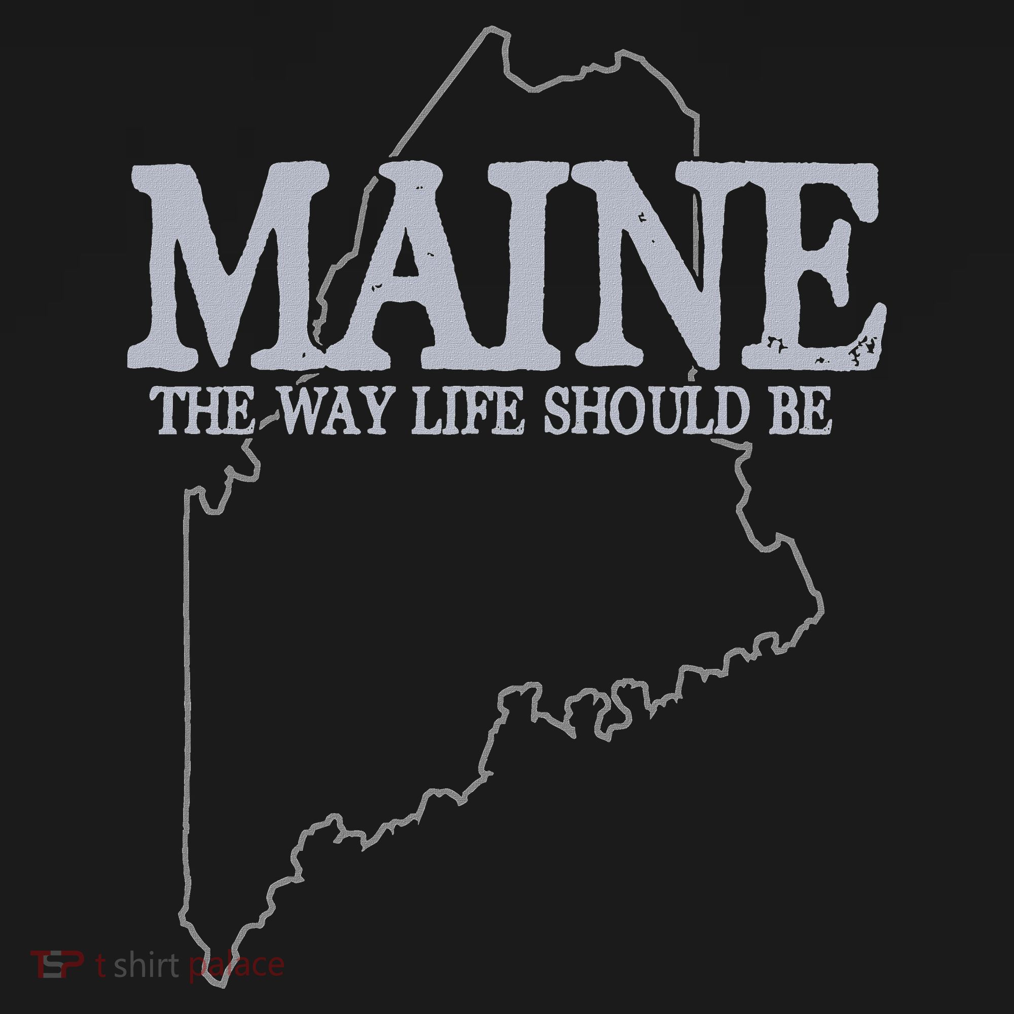 Maine The Way Life Should Be State Pride Apron