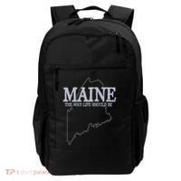 Maine The Way Life Should Be State Pride Backpack thumb 0