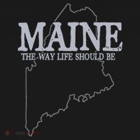 Maine The Way Life Should Be State Pride Coaster thumb 2