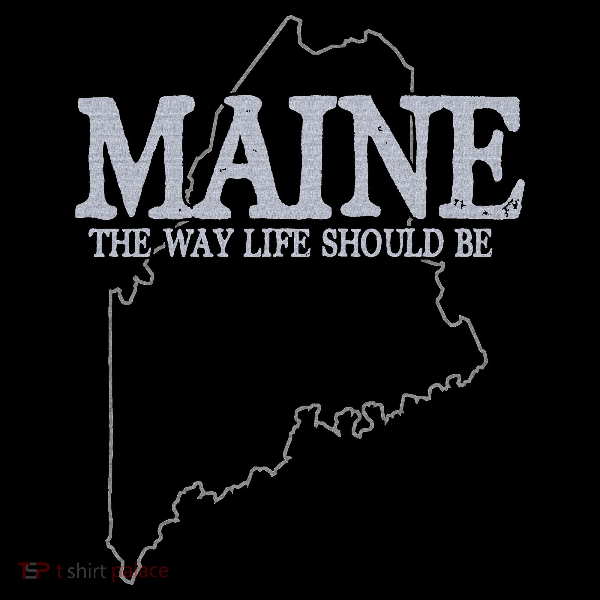 Maine The Way Life Should Be State Pride Women's Hoodie