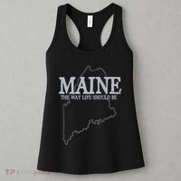 Maine The Way Life Should Be State Pride Women's Tank Top thumb 3
