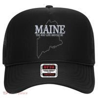 Maine The Way Life Should Be State Pride Hat thumb 0