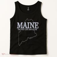 Maine The Way Life Should Be State Pride Tank Top thumb 2