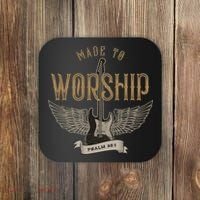 Made To Worship Psalm 95 1 Christian Worship Bible Verse Coaster thumb 0