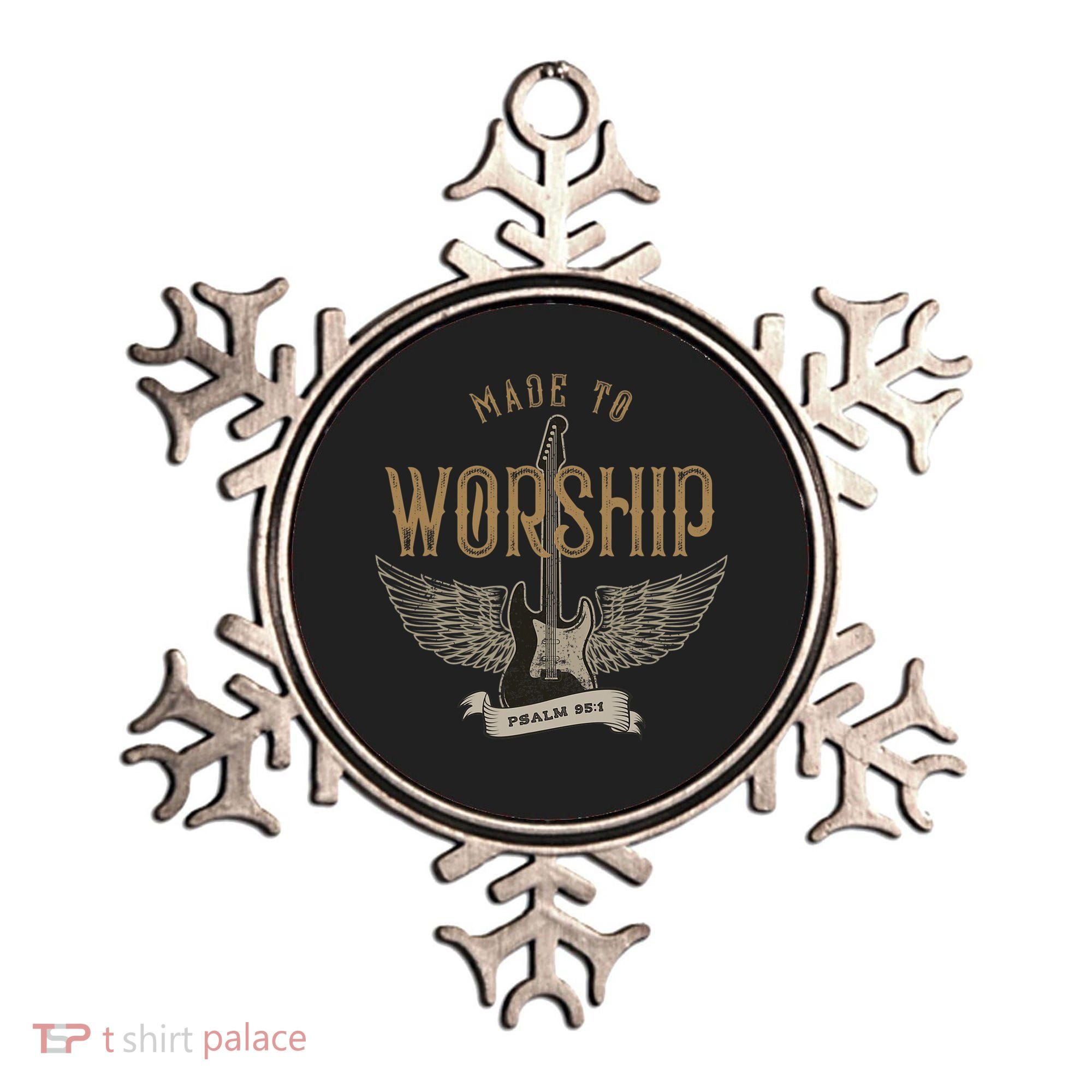 Made To Worship Psalm 95 1 Christian Worship Bible Verse Ornament