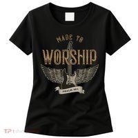 Made To Worship Psalm 95 1 Christian Worship Bible Verse Women's T-Shirt thumb 0