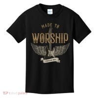 Made To Worship Psalm 95 1 Christian Worship Bible Verse Kids T-Shirt thumb 0