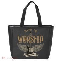 Made To Worship Psalm 95 1 Christian Worship Bible Verse Tote Bag thumb 0