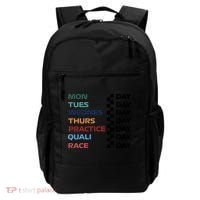 Mon Tues Wednes Thurs Practice Quali Race Day Backpack thumb 0