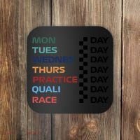 Mon Tues Wednes Thurs Practice Quali Race Day Coaster thumb 0