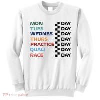Mon Tues Wednes Thurs Practice Quali Race Day Sweatshirt thumb 0