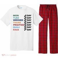 Mon Tues Wednes Thurs Practice Quali Race Day Pajama Set thumb 0