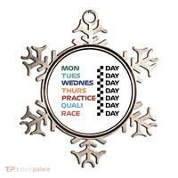 Mon Tues Wednes Thurs Practice Quali Race Day Ornament thumb 0