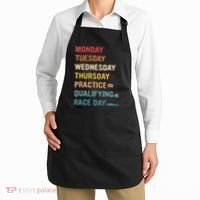 Mon Tue Wed Thu Practice Qualifying Race Day Apron thumb 2