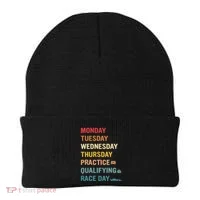 Mon Tue Wed Thu Practice Qualifying Race Day Beanie thumb 0