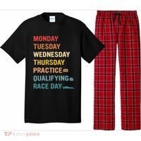 Mon Tue Wed Thu Practice Qualifying Race Day Pajama Set thumb 0