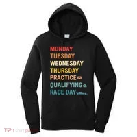 Mon Tue Wed Thu Practice Qualifying Race Day Women's Hoodie thumb 0
