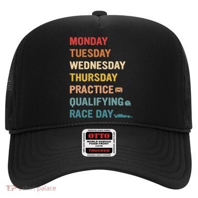 Mon Tue Wed Thu Practice Qualifying Race Day Hat