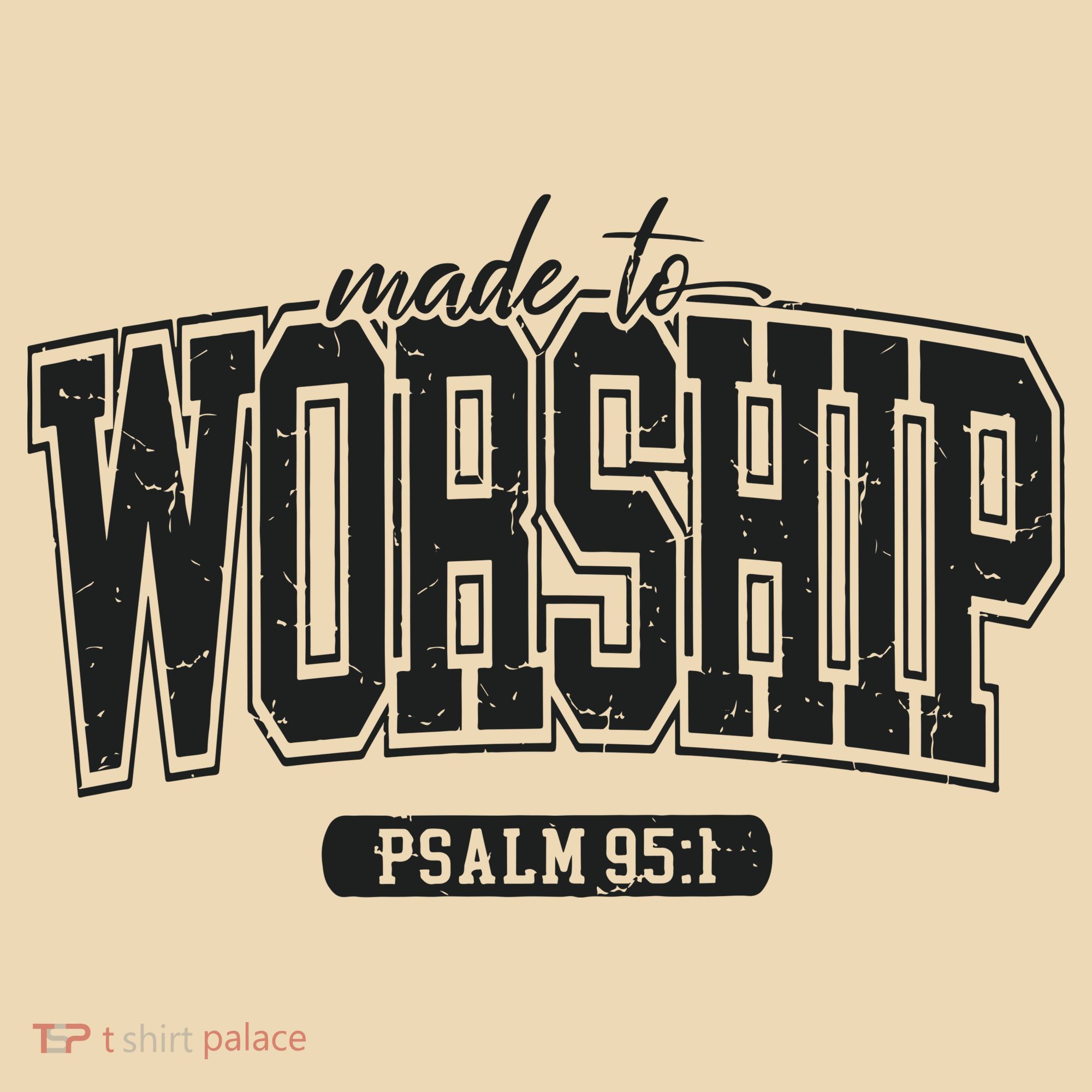 Made To Worship Christian Tote Bag