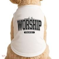 Made To Worship Christian Doggie Tank thumb 0