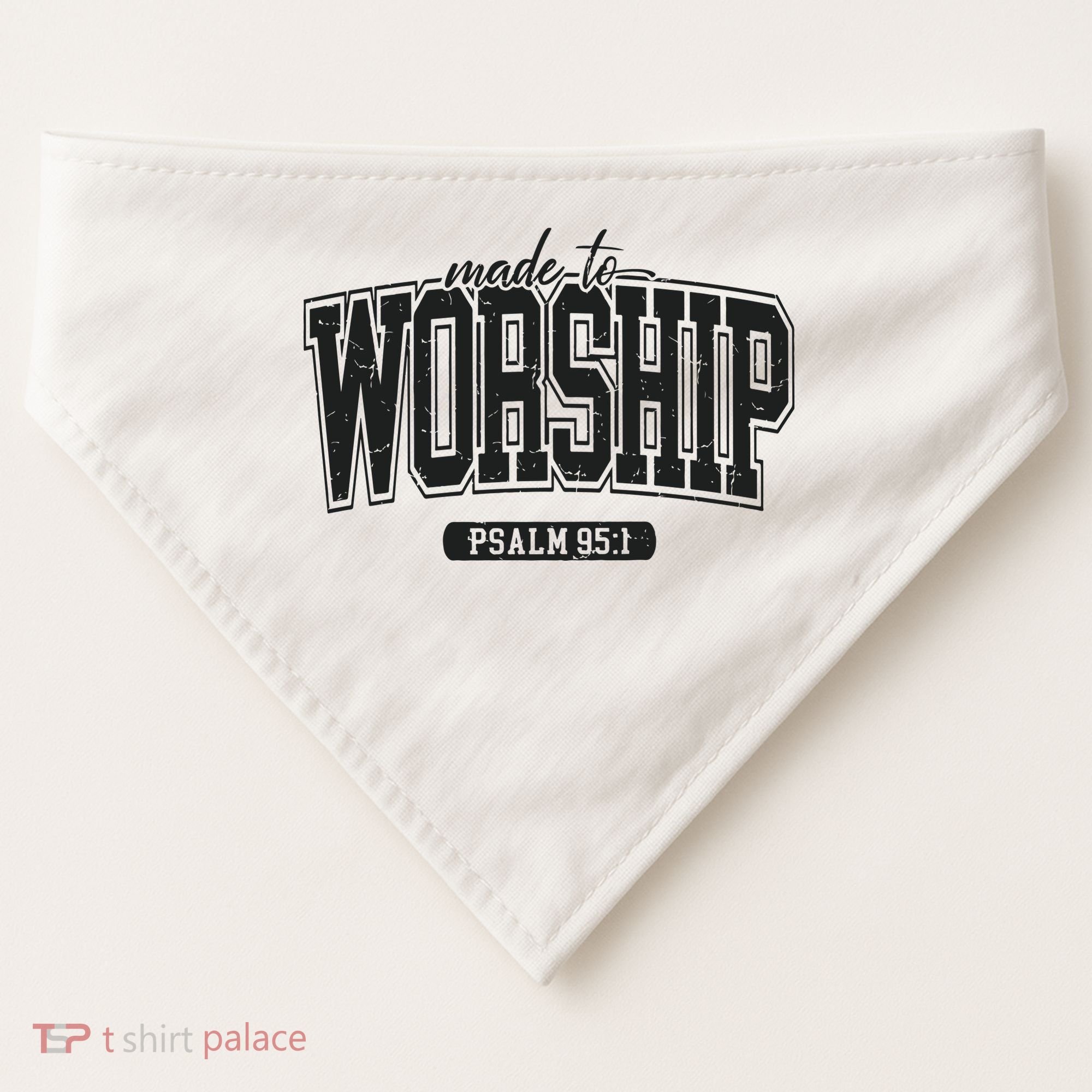 Made To Worship Christian USA-Made Doggie Bandana
