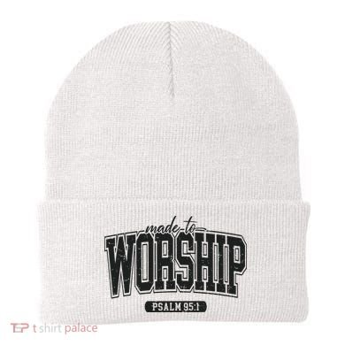 Made To Worship Christian Beanie