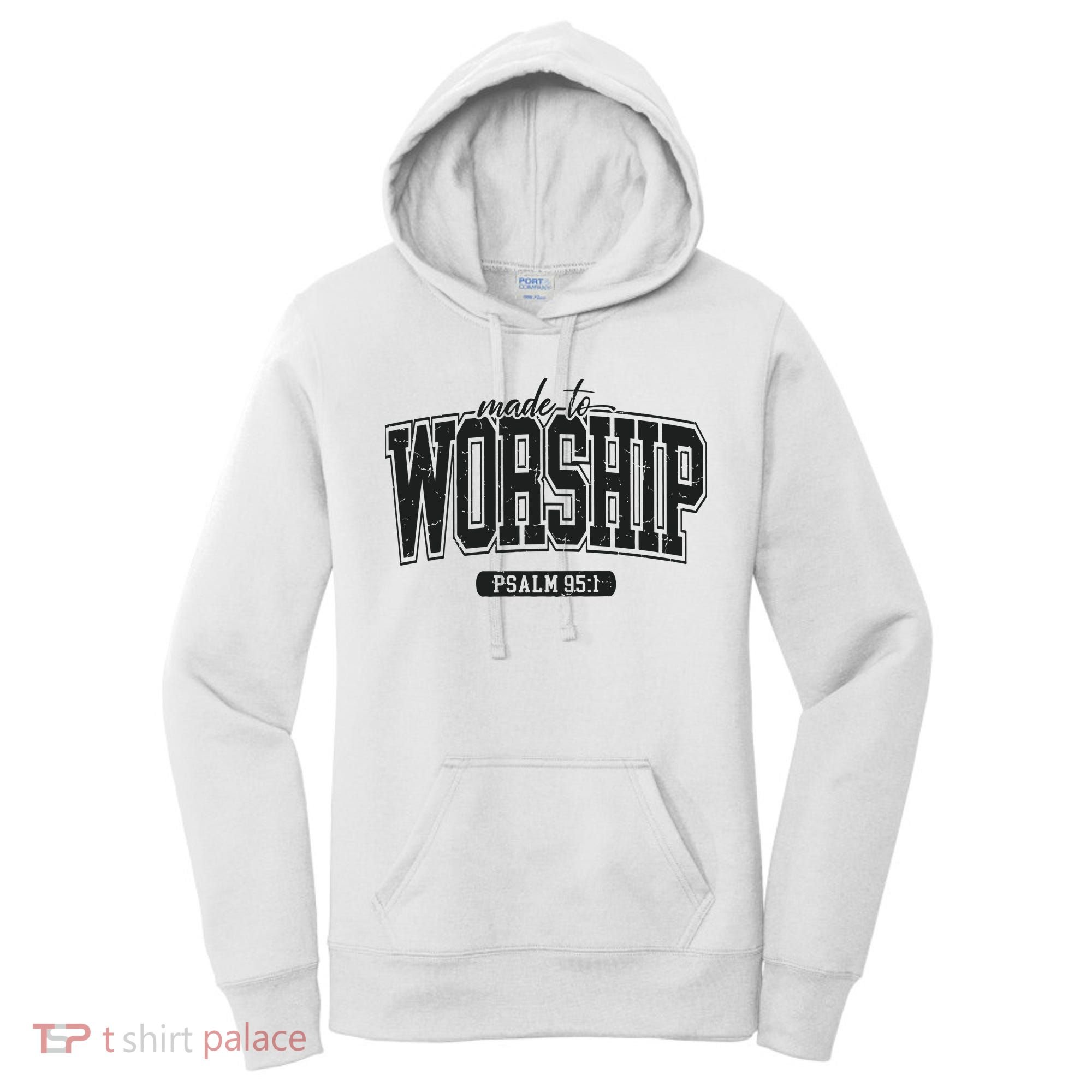 Made To Worship Christian Women's Hoodie