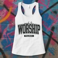 Made To Worship Christian Women's Tank Top thumb 3