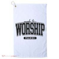 Made To Worship Christian Golf Towel thumb 0