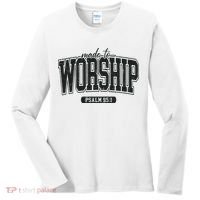 Made To Worship Christian Women's Long Sleeve Shirt thumb 0