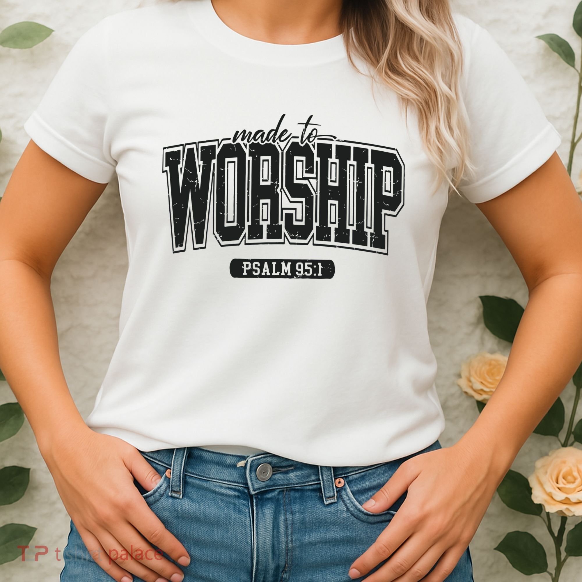 Made To Worship Christian Women's T-Shirt