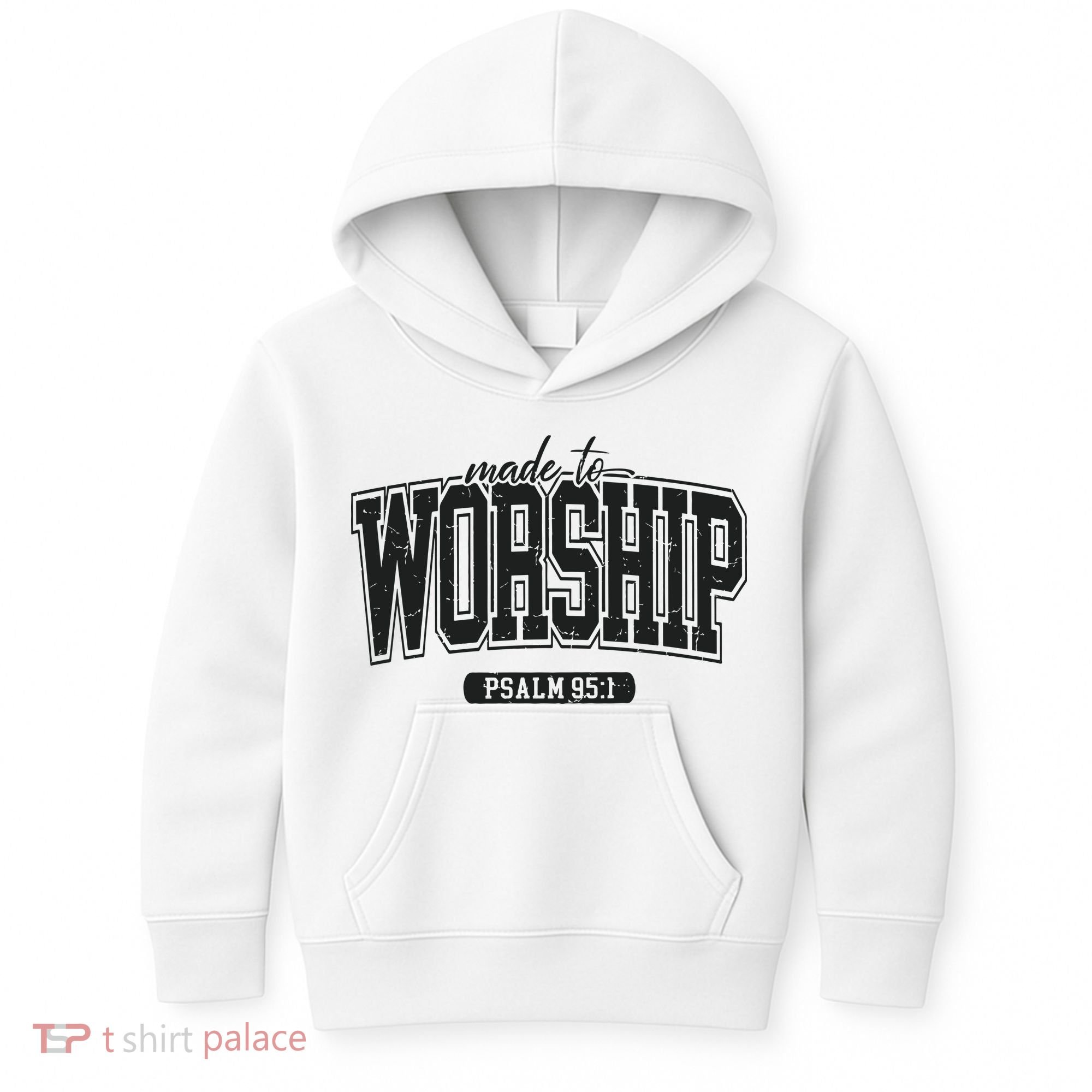 Made To Worship Christian Kids Hoodie