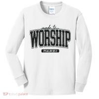 Made To Worship Christian Kids Long Sleeve Shirt thumb 0