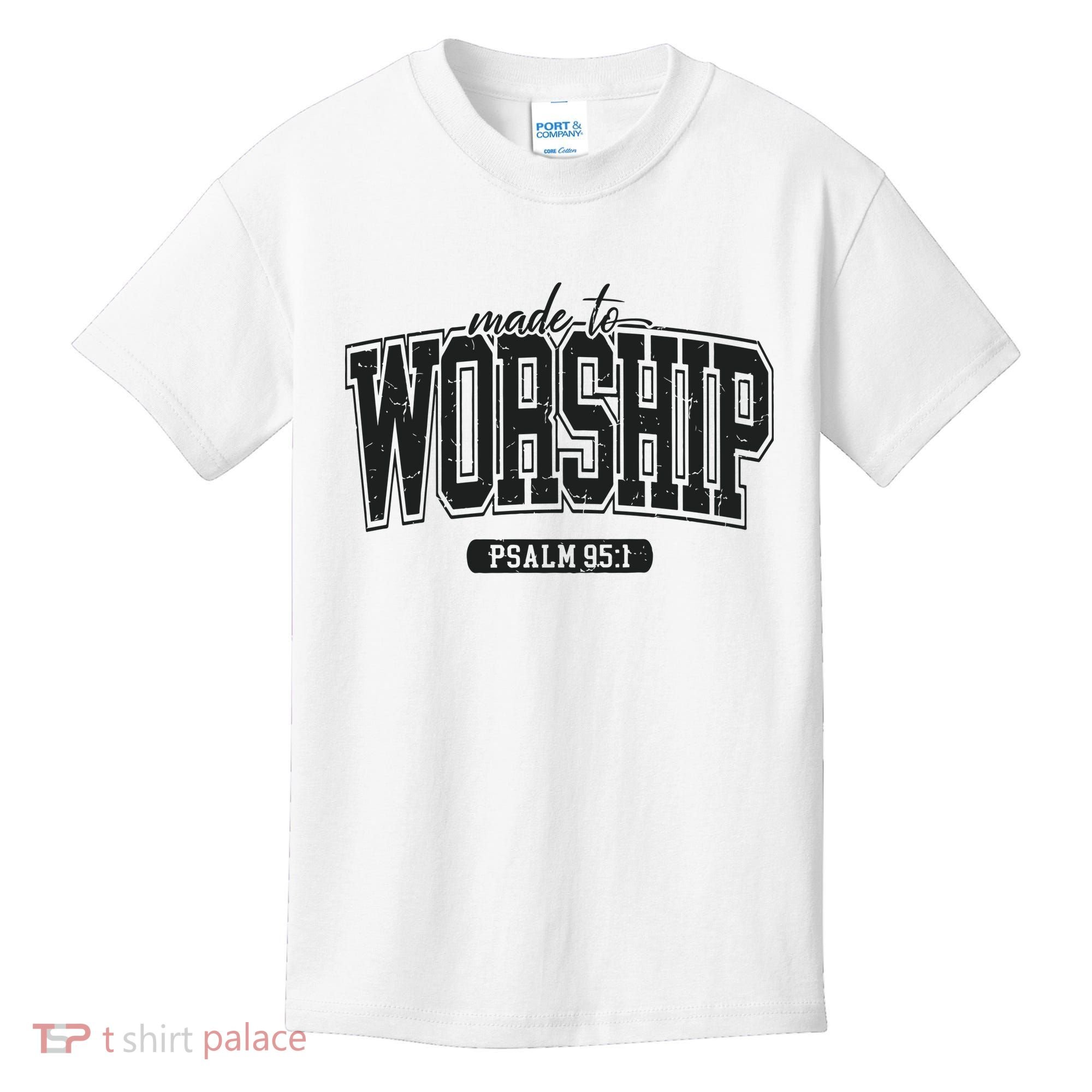 Made To Worship Christian Kids T-Shirt