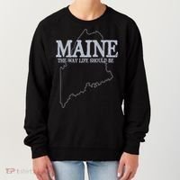 Maine The Way Life Should Be State Pride Women's Sweatshirt thumb 0